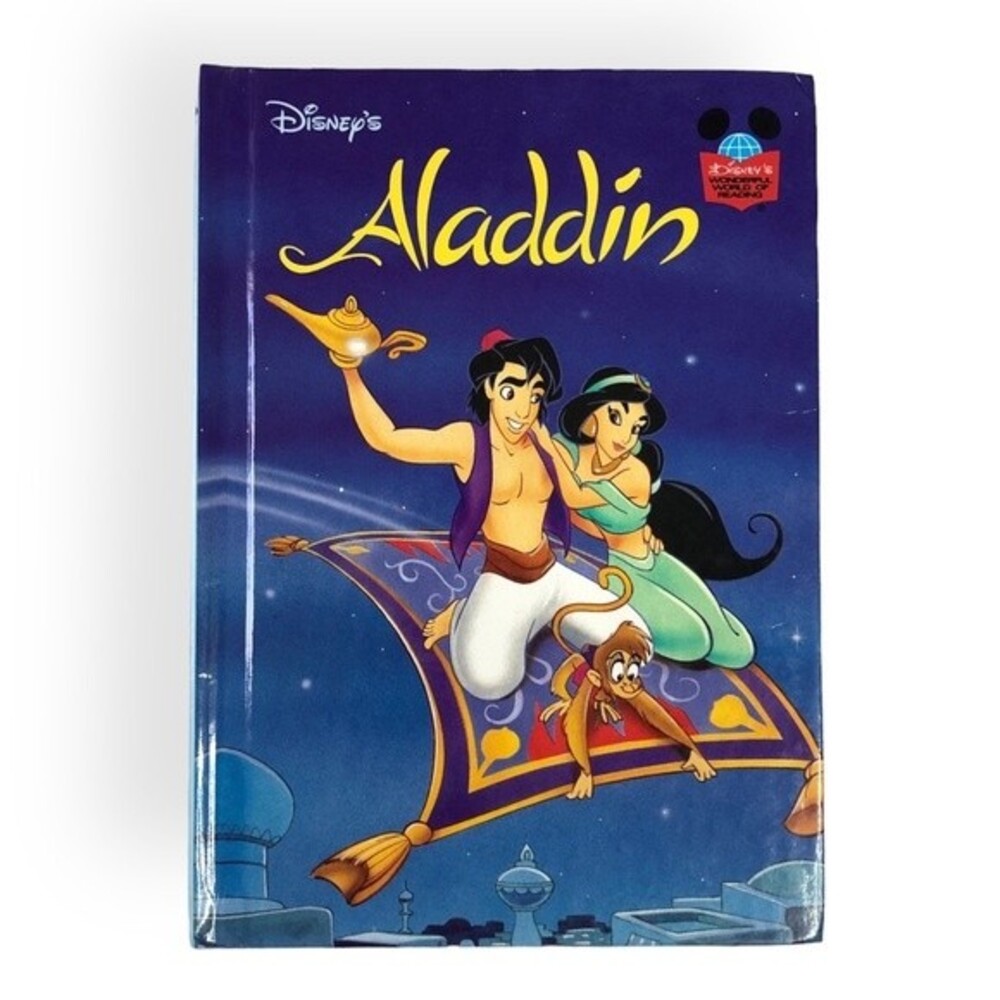 Disney Aladdin First American Edition 1993 Hardcover Book
